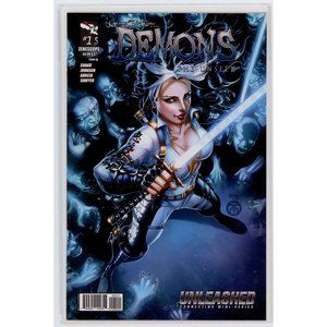 DEMONS THE UNSEEN UNLEASHED #1B, Zenescope, Shand, Johnson, Garcia, Sawyer ©2013